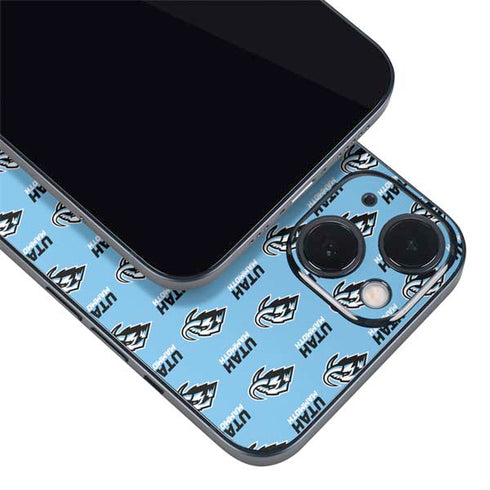 NHL Utah Mammoth Logo Pattern iPhone 14 Plus Skin